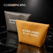 PVC Leather Waterproof Toiletry Bag