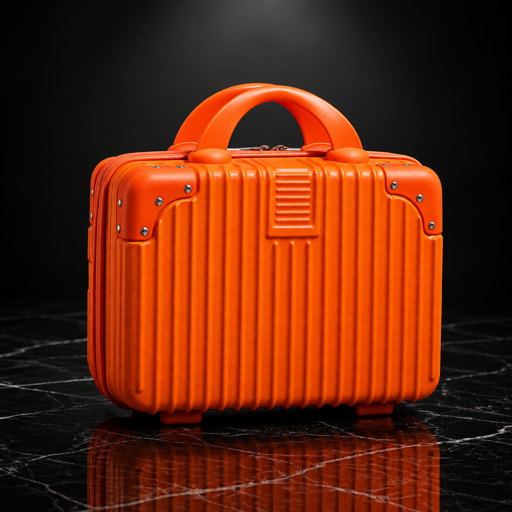 Vintage Hardshell Carry-On Storage Case, 14-inch
