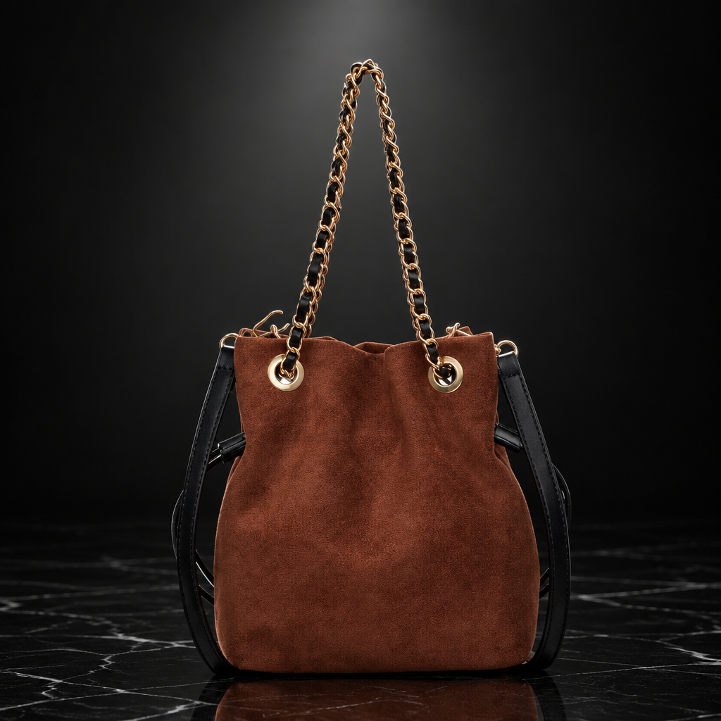 Chain-Handle Everyday Tote Bag