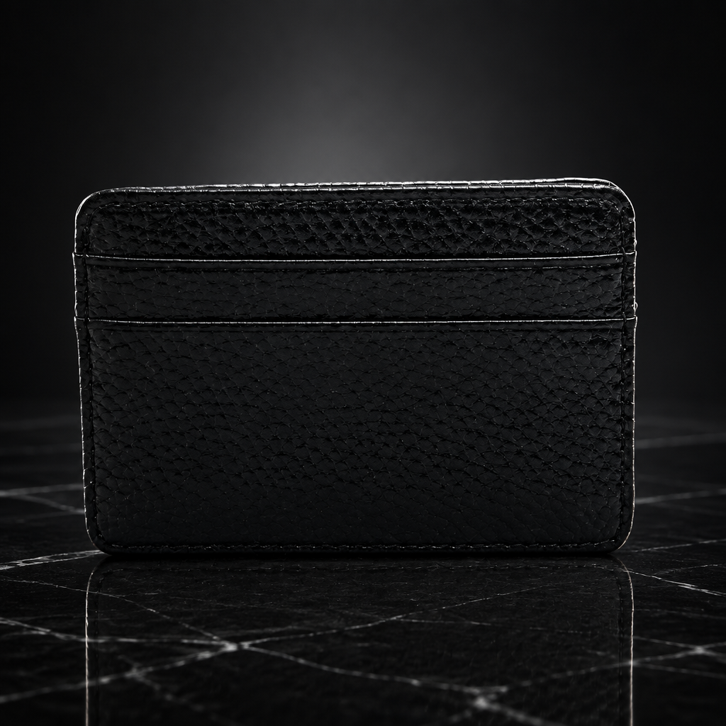 Faux Leather Metallic RFID-Blocking Wallet
