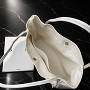 Open-Top Commuter Tote with Phone Pockets