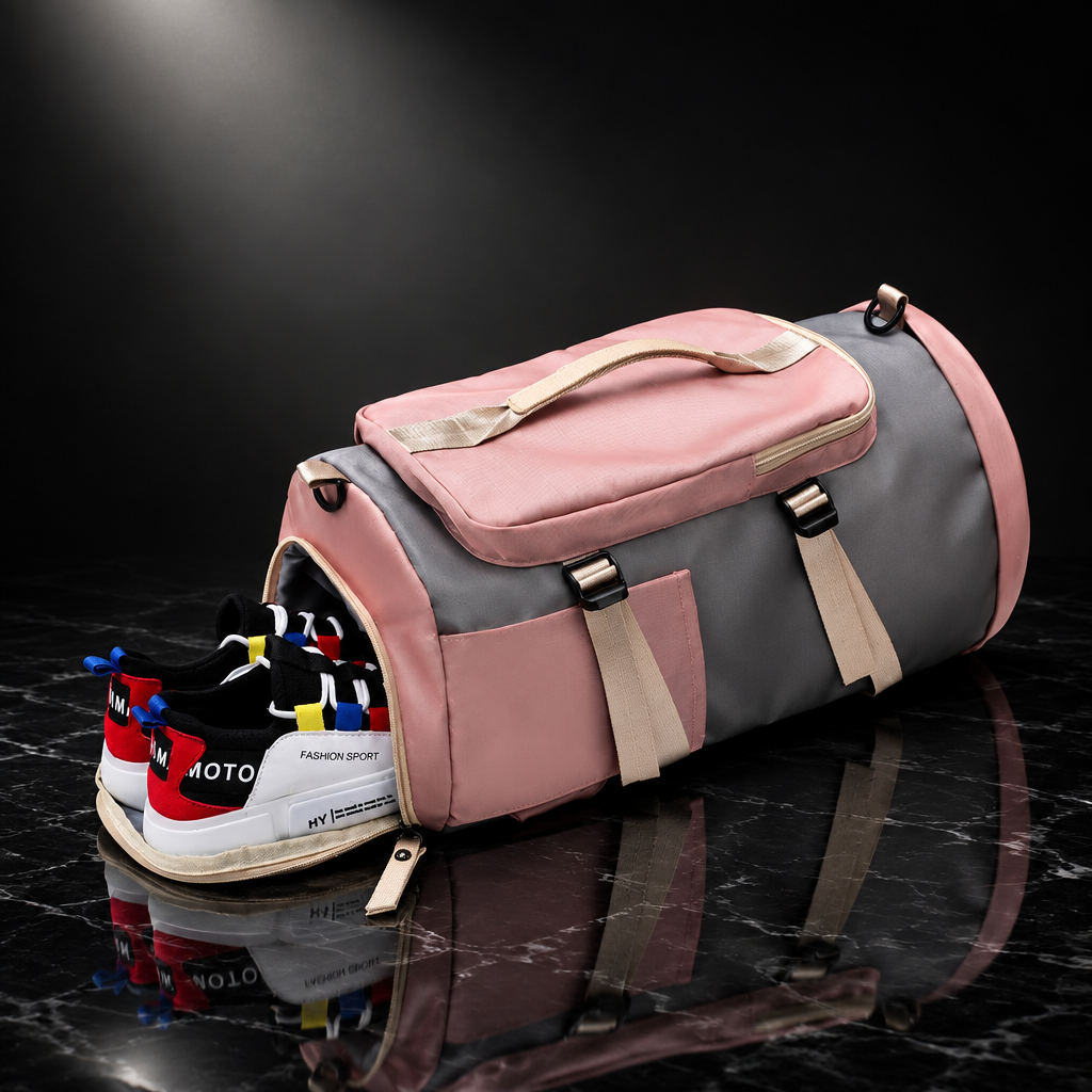 Women's Gym Bag Backpack with Shoe Compartment