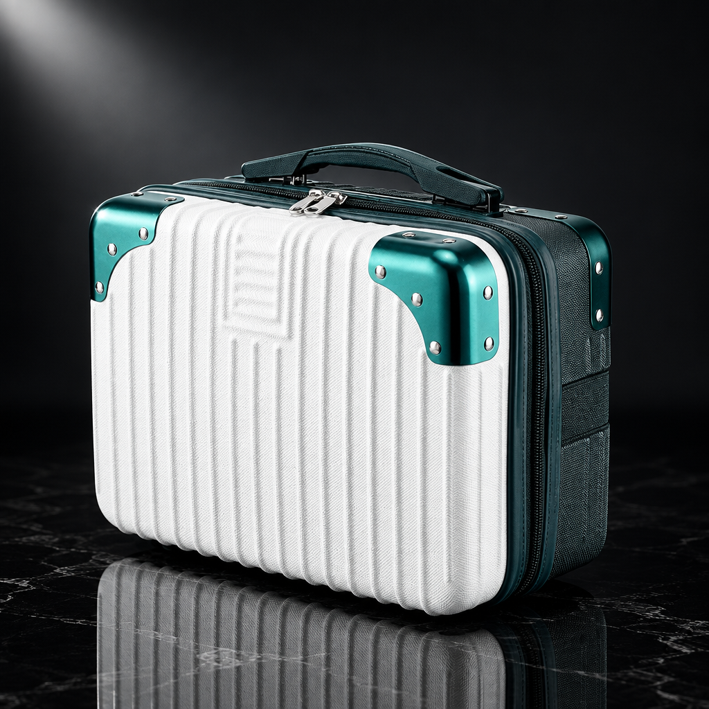 Vintage Hardshell Carry-On Storage Case, 14-inch