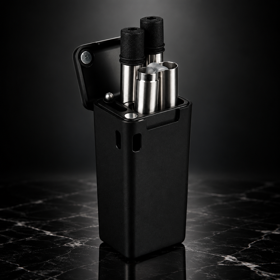 Collapsible Stainless Steel Straw with Case