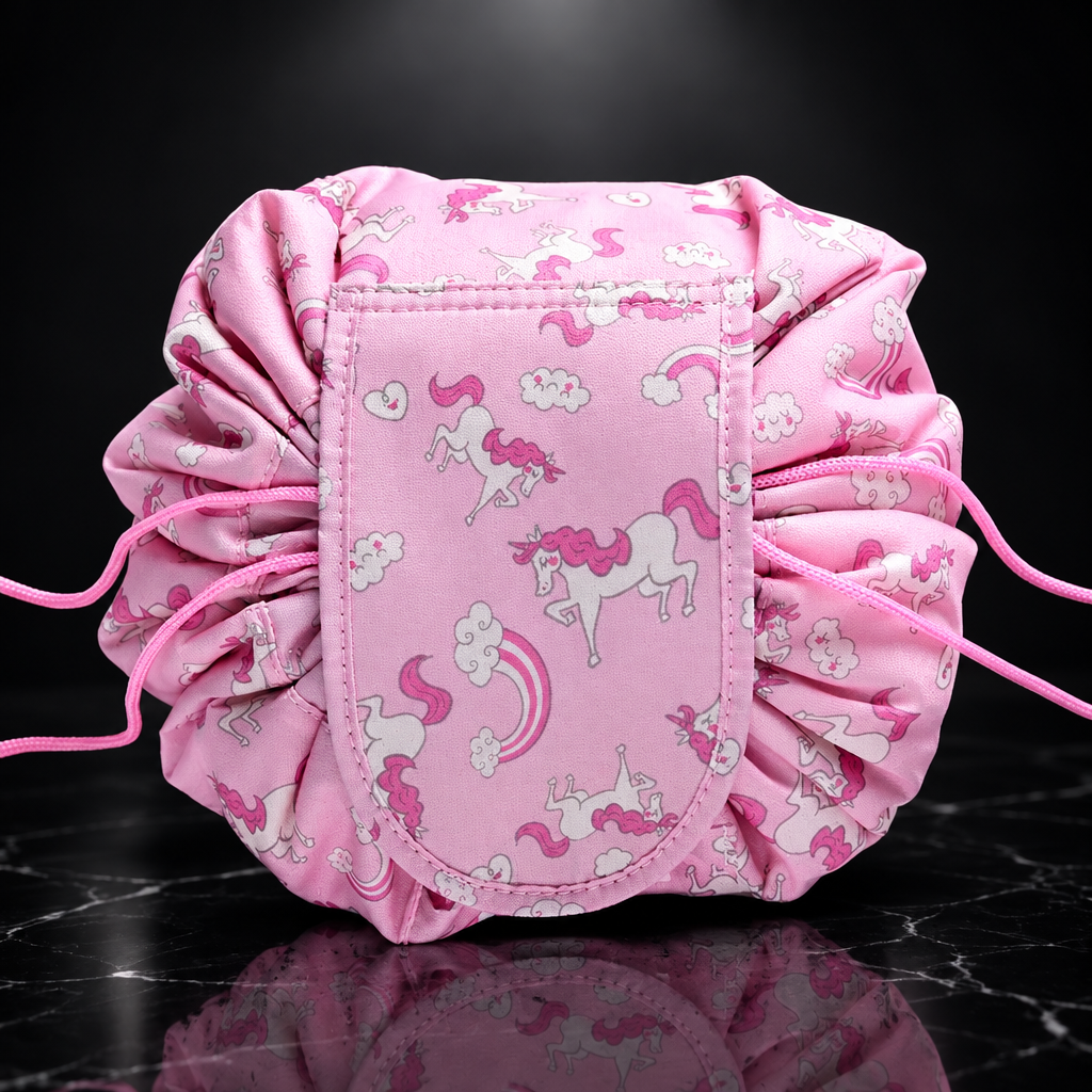 Drawstring Cosmetic Bag Travel Pouch