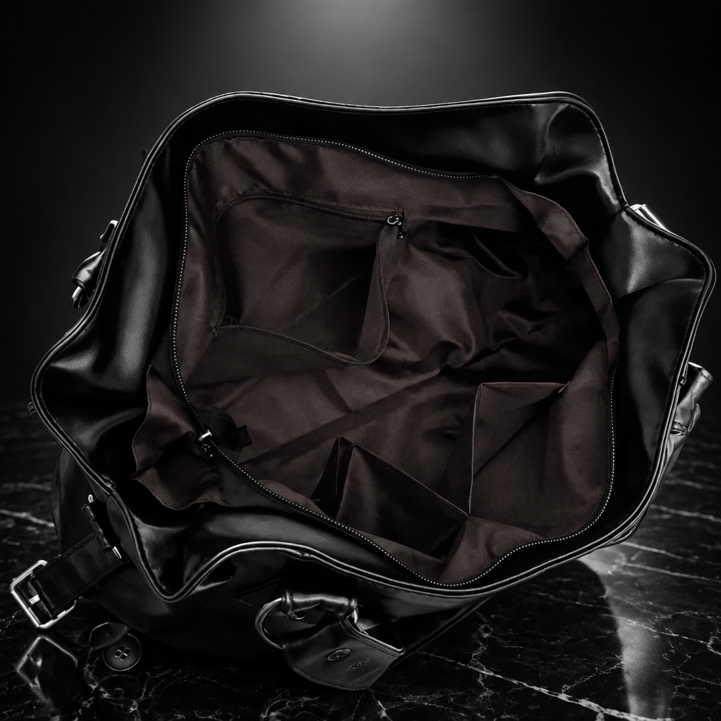 Oil Wax Leather Tote Bag with 3-Way Carry