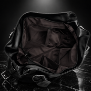 Oil Wax Leather Tote Bag with 3-Way Carry