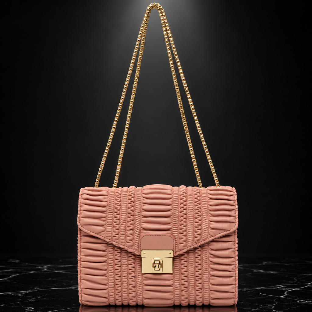 Horizontal Stripes Shoulder Bag