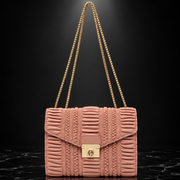 Horizontal Stripes Shoulder Bag