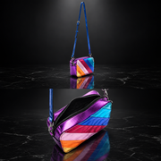 Faux Leather Metallic Crossbody