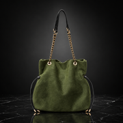 Chain-Handle Everyday Tote Bag