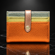 Metallic Fold Clip Wallet