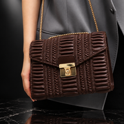 Horizontal Stripes Shoulder Bag