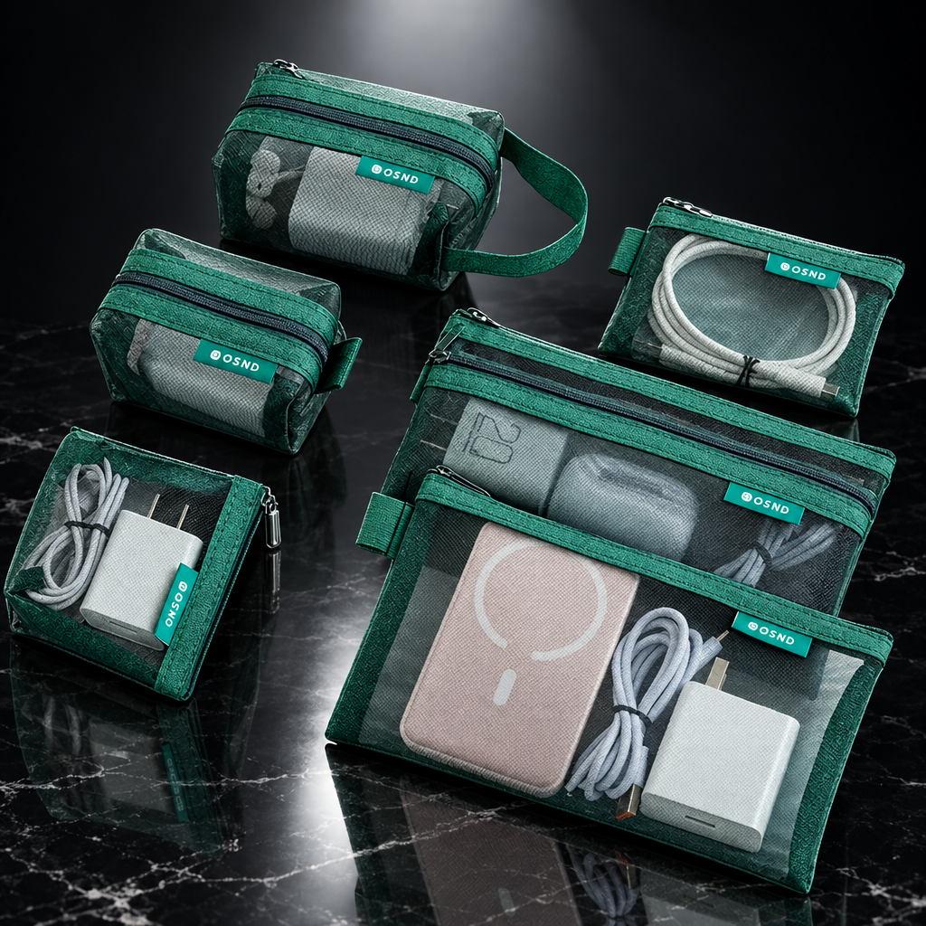 6-Piece Mesh Storage Pouches