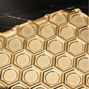 Gold Honeycomb Evening Minaudiere