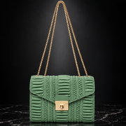Horizontal Stripes Shoulder Bag