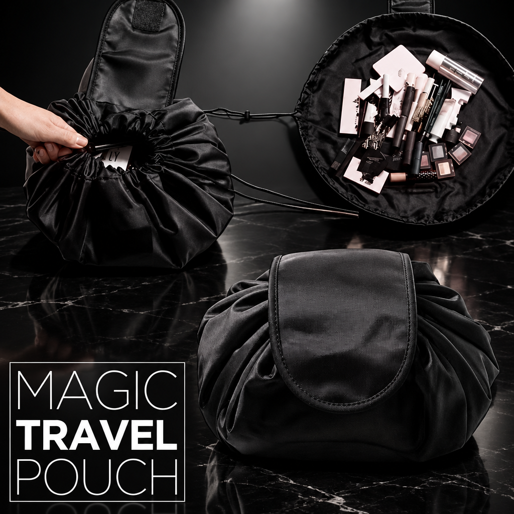Drawstring Cosmetic Bag Travel Pouch