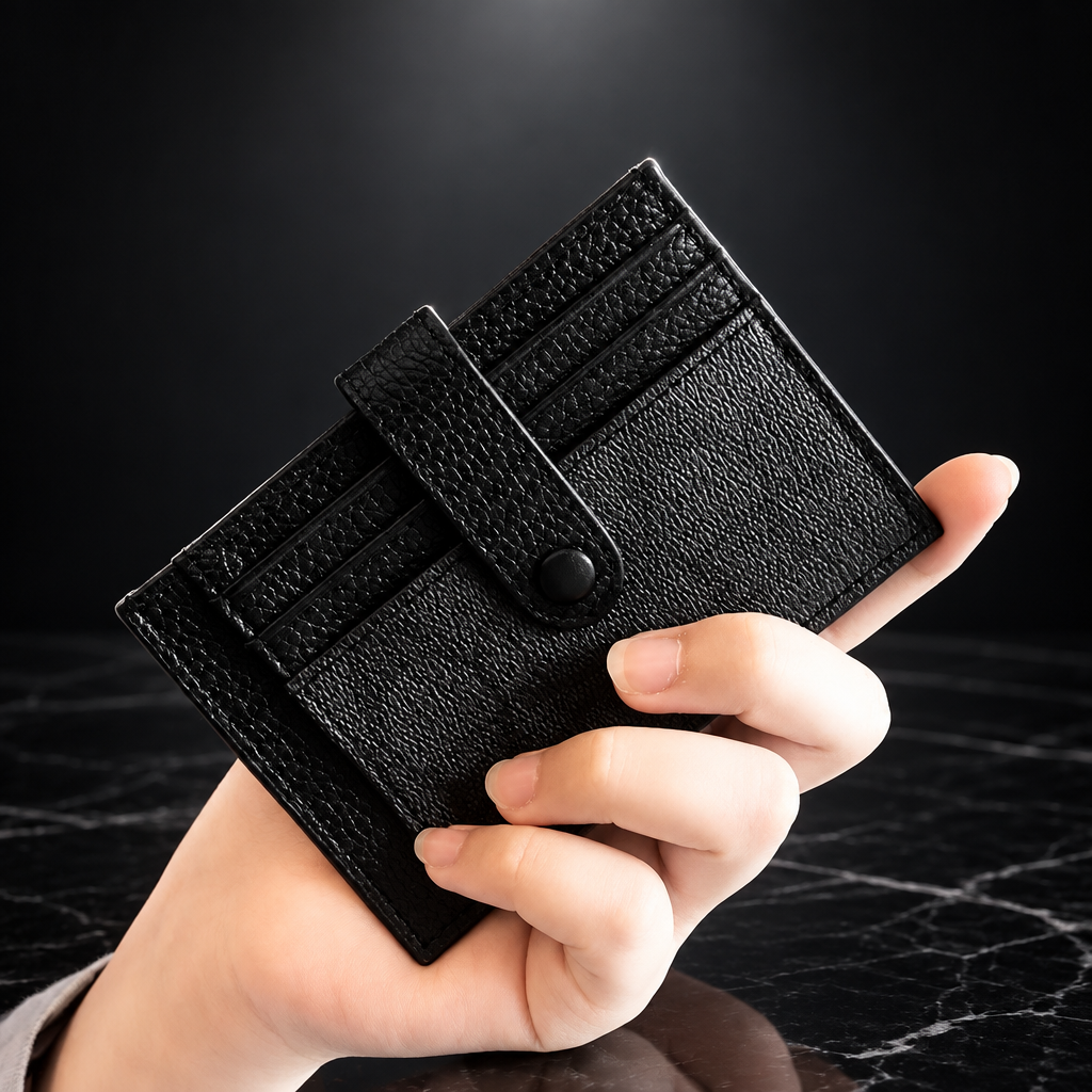 Faux Leather RFID-Blocking Wallet
