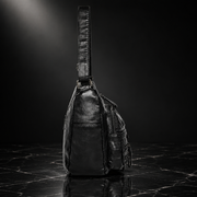 Multi Pockets Faux Leather Shoulder Bag