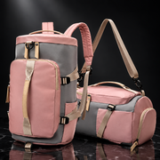 Women's Gym Bag Backpack with Shoe Compartment