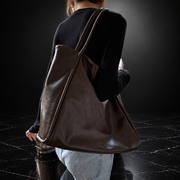 Open-Top Commuter Tote with Phone Pockets