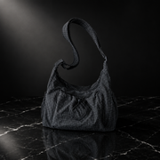 Plaid Drawstring Commuter Shoulder Bag