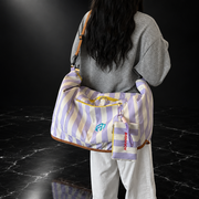 Dots & Stripes Oxford Travel Duffle