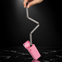 Deep Pink Case - Black Straw Tips