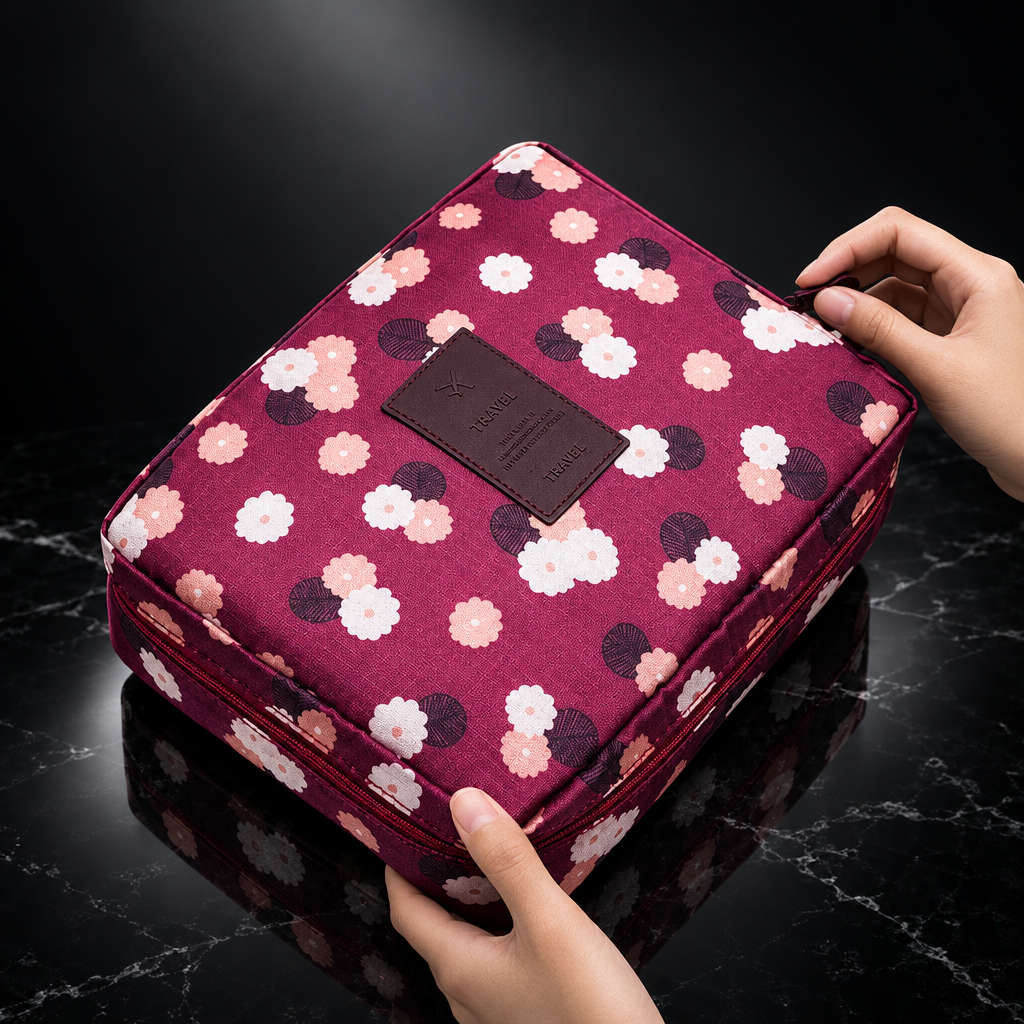 Multifunction Travel Cosmetic Bag, Waterproof