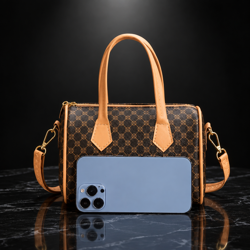 Vintage Adjustable Strap Crossbody Bag