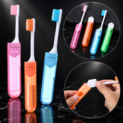 Folding Travel Toothbrush, Ultra-Soft Bristles