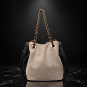 Chain-Handle Everyday Tote Bag