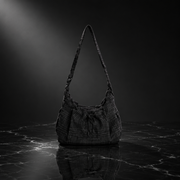 Plaid Drawstring Commuter Shoulder Bag