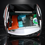 Plaid Print Large Capacity Tote Bag