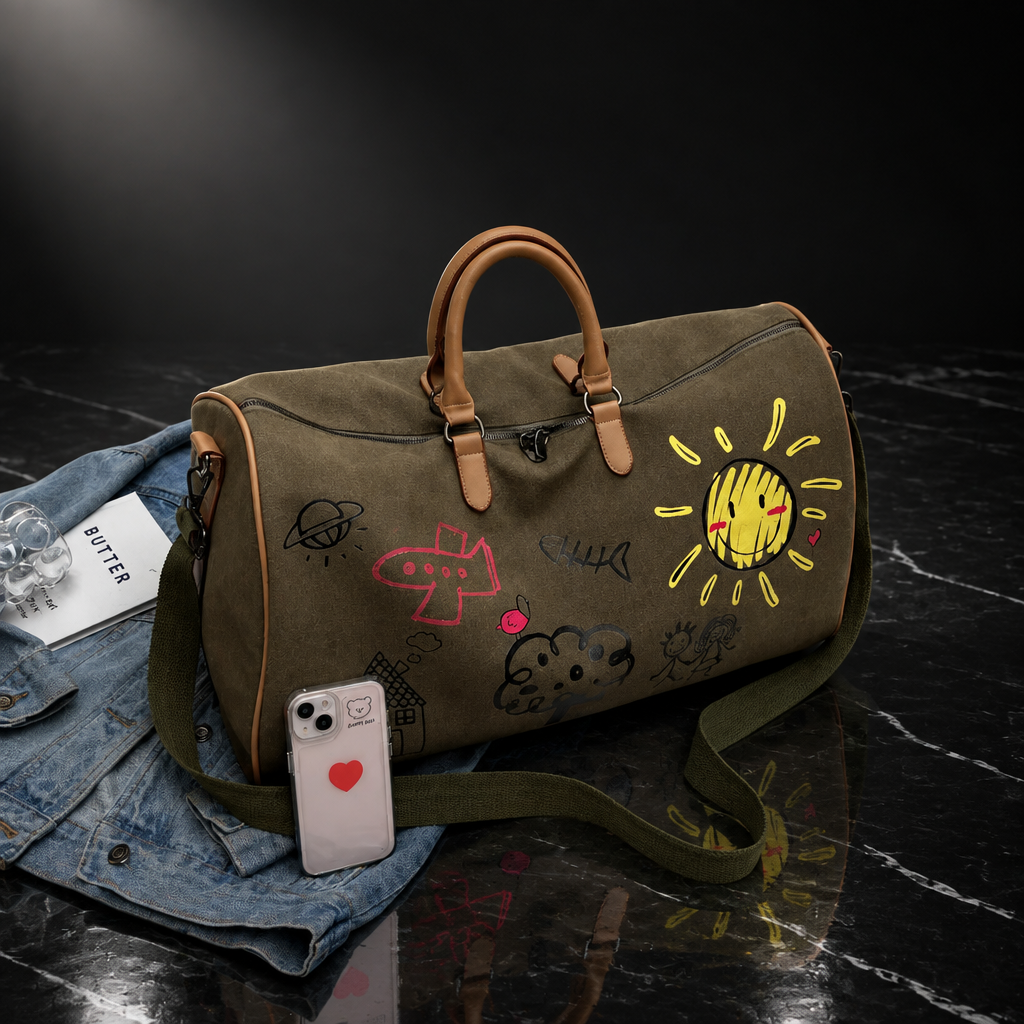 CuteArt Oxford Travel Duffel