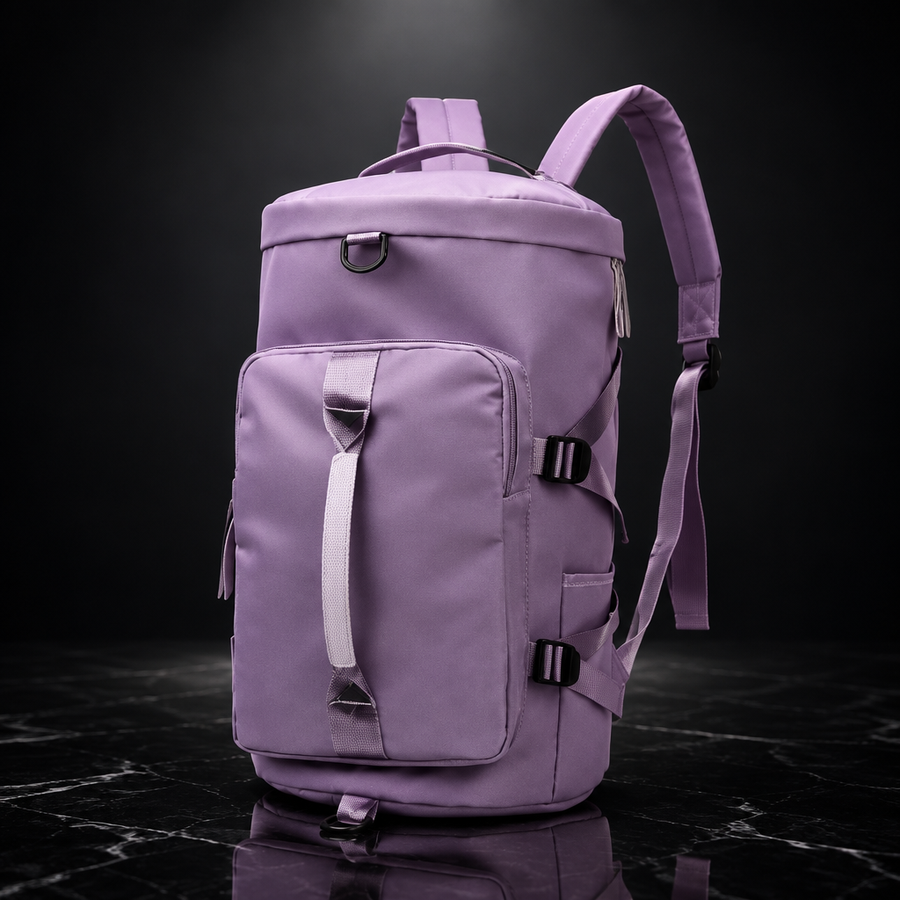 Women's Gym Bag Backpack with Shoe Compartment