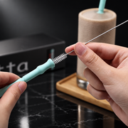 Collapsible Silicone Travel Straw with Case