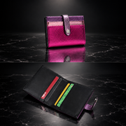 Metallic Fold Clip Wallet