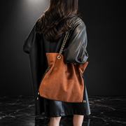 Chain-Handle Everyday Tote Bag