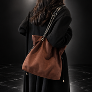 Chain-Handle Everyday Tote Bag