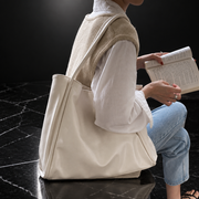 Open-Top Commuter Tote with Phone Pockets