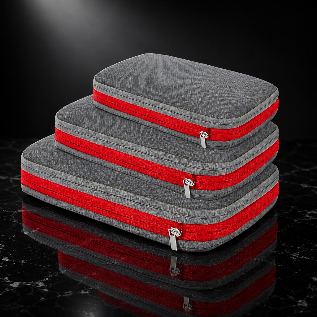 Compression Storage Bag Set, Zippered