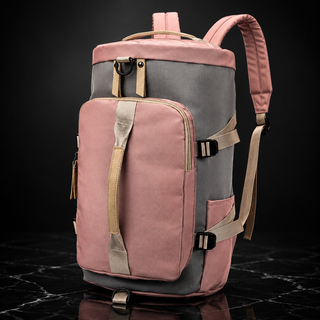 Women's Gym Bag Backpack with Shoe Compartment