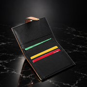 Metallic Fold Clip Wallet