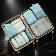 7-Piece Packing Cube Set with Shoe Bag