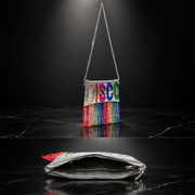 Retro Disco Metallic Clutch Bag