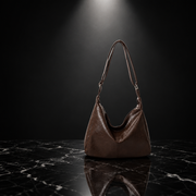 Faux Leather Vintage Commuter Tote Bag