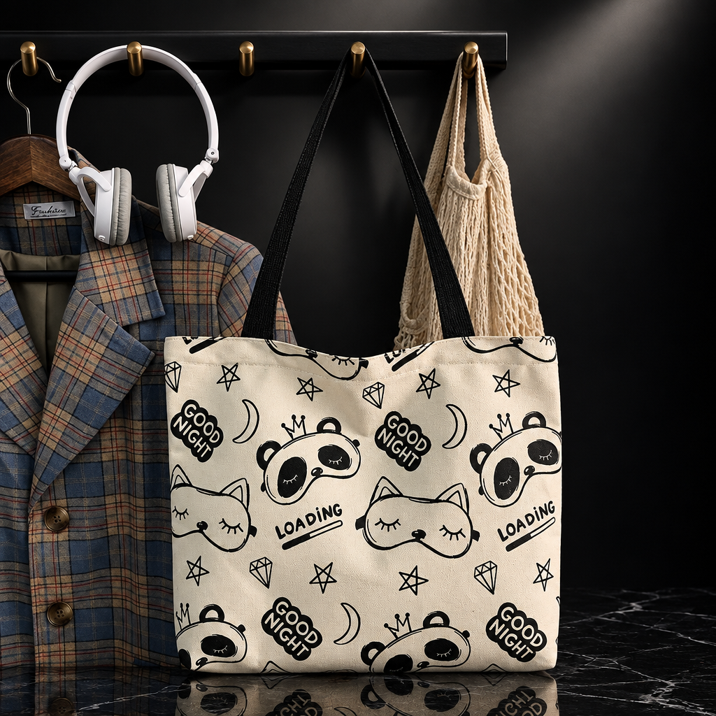 Artistic Canvas Tote Bag