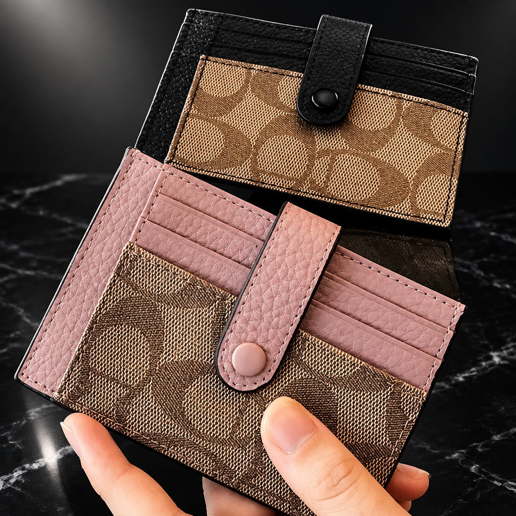 Faux Leather RFID-Blocking Wallet