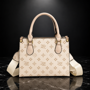 Retro Printed Convertible Handbag
